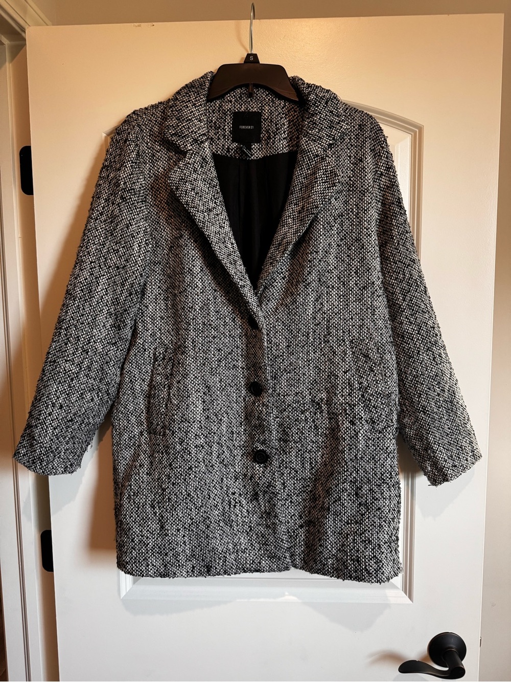 Forever 21 tweed coat